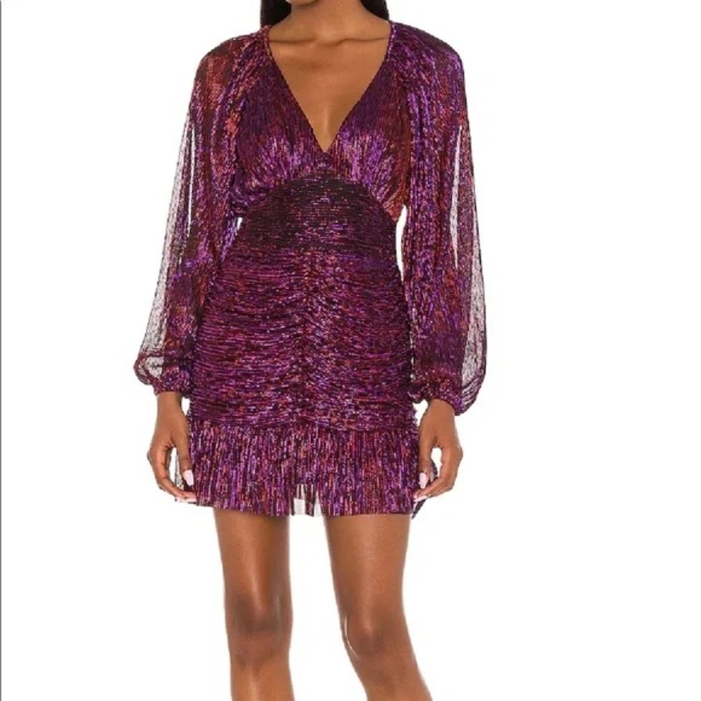 Minkpink Ines Ruched Dress NWT